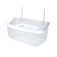 10 cm Tel ızgaralı yemlik şeffaf